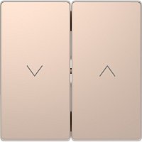 Лицевая панель Schneider Electric Merten D-Life для 2-кл. выключателя жалюзи шампань